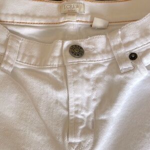 J Crew white cotton stretch jeans size 26/28